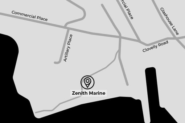 Map Showing Zenith